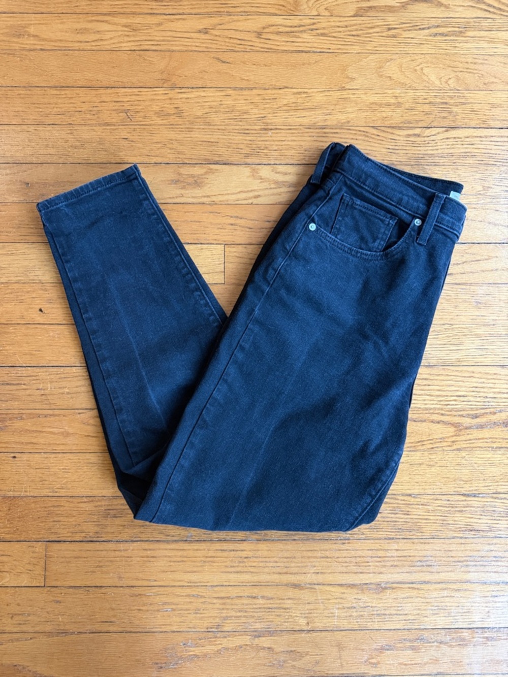 Levi's Black High Waisted Mom Jeans